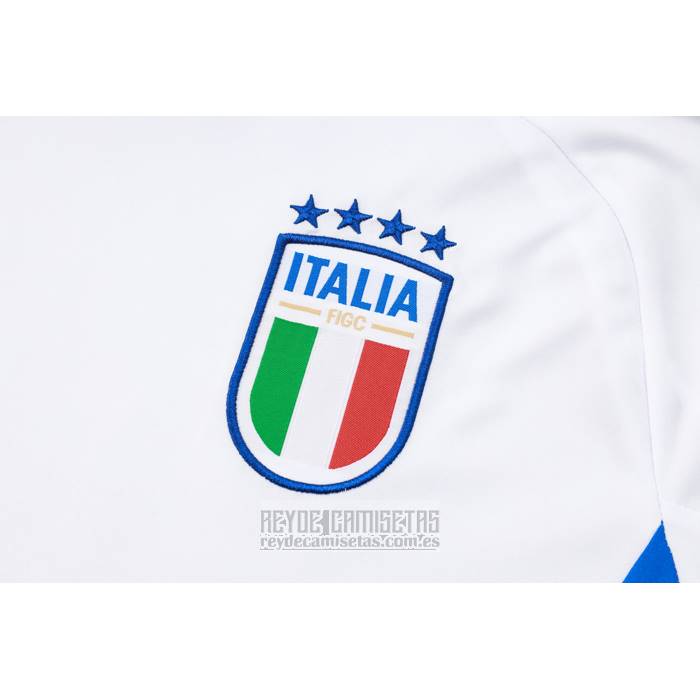 Chandal del Italia Manga Corta 2024-2025 Blanco - Pantalon Corto
